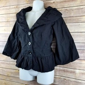 Anthropologie Elevenses Puff Jacket Coat 6 Blazer